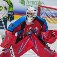 Optibet hokeja līgas spēle starp "Zemgale/LLU" un HK "Mogo" 2018. gada 22. septembrī.