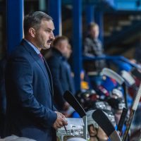 Optibet hokeja līgas spēle starp "Zemgale/LLU" un HK "Mogo" 2018. gada 22. septembrī.