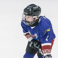 LBJČH U11 vecuma grupas čempionāta spēle starp "JLSS U11 A" un HS "Kurbads" Jelgavas ledus hallē 2018. gada 07. oktobrī.