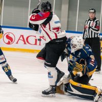 Kurbads - Zemgale/LLU 27.10.2018. Optibet hokeja līgas regulārā čempionāta spēle starp HK “Kurbads” un HK “Zemgale/LLU”, Kurbads hokeja hallē, Rīga, 2018. gada 27. oktobrī.