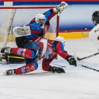 Jaunatnes attīstības hokeja līgas spēle starp HK "Zemgale/Juniors" un HK "Dinaburga" Jelgavas ledus halle 2018. gada 28. oktobrī.