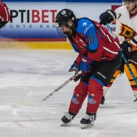 Jaunatnes attīstības hokeja līgas spēle starp HK "Zemgale/Juniors" un HK "Dinaburga" Jelgavas ledus halle 2018. gada 28. oktobrī.