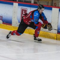 Jaunatnes attīstības hokeja līgas spēle starp HK "Zemgale/Juniors" un HK "Dinaburga" Jelgavas ledus halle 2018. gada 28. oktobrī.